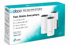 Wi-fi Mesh Tp-link Deco M4(3 Pack), Wi-fi 5 300mbps/2.4ghz 867mbps/5ghz Mu-mimo 2 Puertos Gigabit